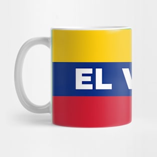 El Vigía City in Venezuelan Flag Colors Mug